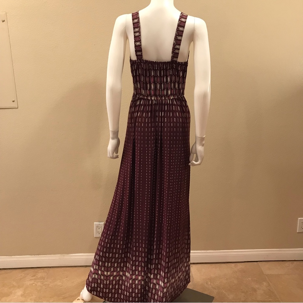Summer Maxi Dress Sleeveless Flowy Super Stretch Purple Wine Pink One Size - Picture 3 of 12